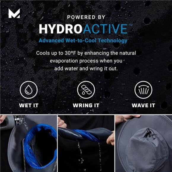 Sun Defender Cooling Neck Guard, Wide Brim Hats for Women and Men - Picture 5 of 7